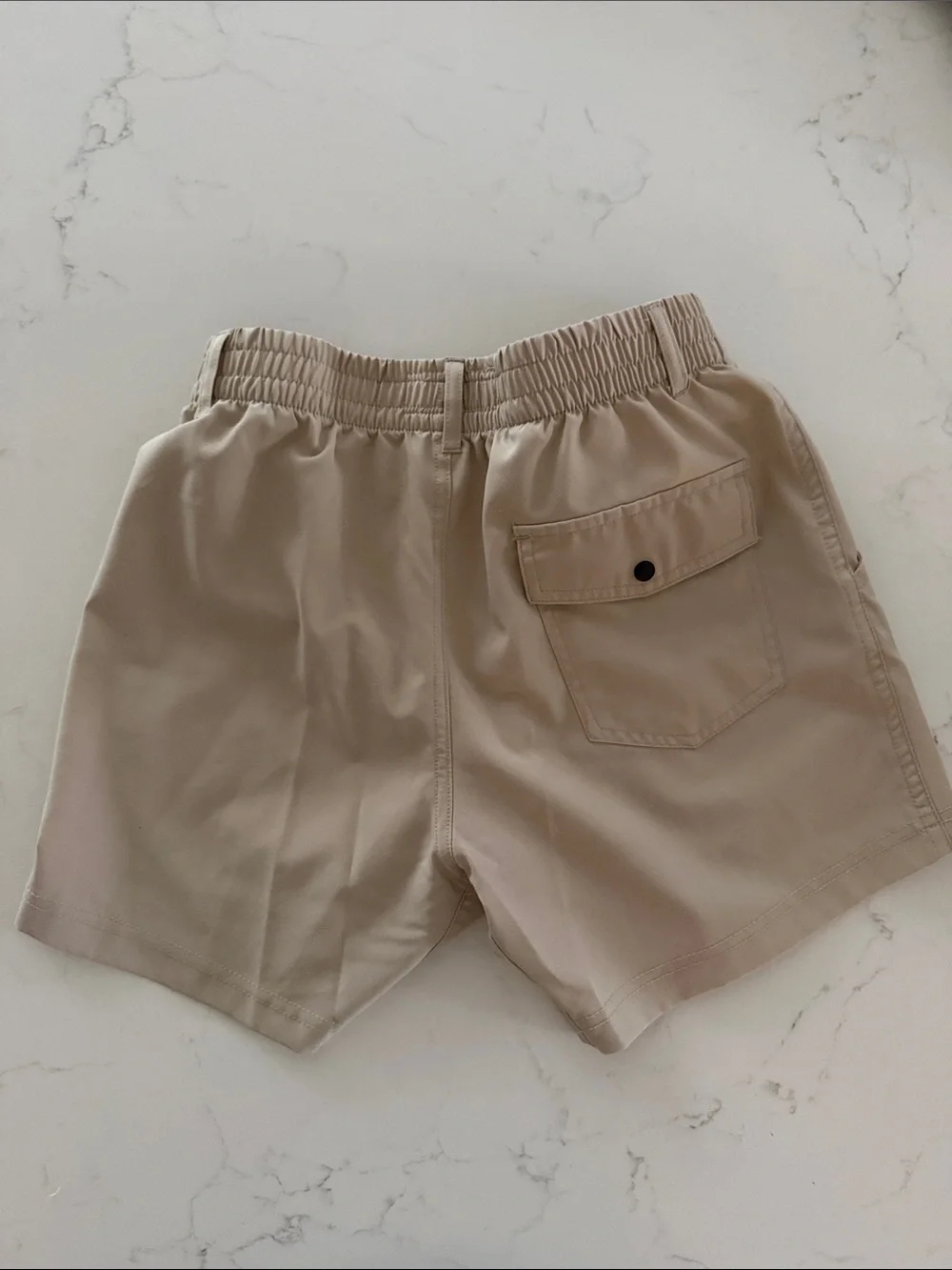 Local Boy Kids' Tan Elastic-Waist Shorts